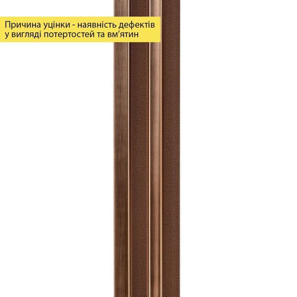 Рейка декоративная PS 2900х117х20мм Под коричневую кожу с бронзой SW-00002147- SW-00002147 фото