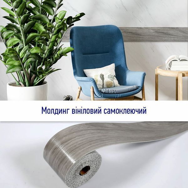 Молдинг вініловий самоклеючий 5000х100х2мм Матовий (D) SW-00001797 SW-00001797 фото