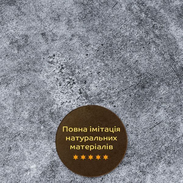 Декоративна ПВХ плита 600х600х3мм Попелястий мармур (S) SW-00001626 SW-00001626 фото
