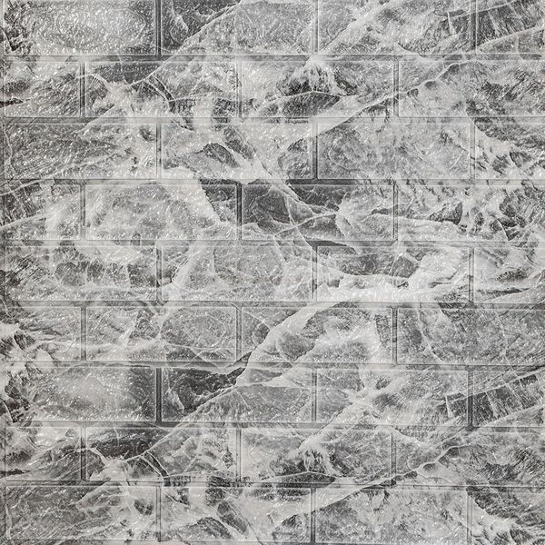 R061-2-20 Панель стінова у рулоні 3D 700х19600х2мм Мармур Чорний (D) SW-00002279 SW-00002279 фото