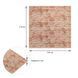 Декоративна 3D панель самоклейка 700х770х5мм Мармур червоний (цегла) (063) SW-00000035 SW-00000035 фото 3