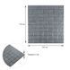 3D панель самоклеюча 700х770х5мм цегла Срібло (017-5) SW-00000038 SW-00000038 фото 3