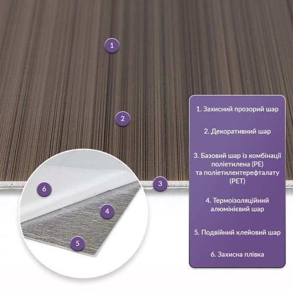 Самоклеюча стінова PET плитка 600х300х2мм SW-00002304 SW-00002304 фото